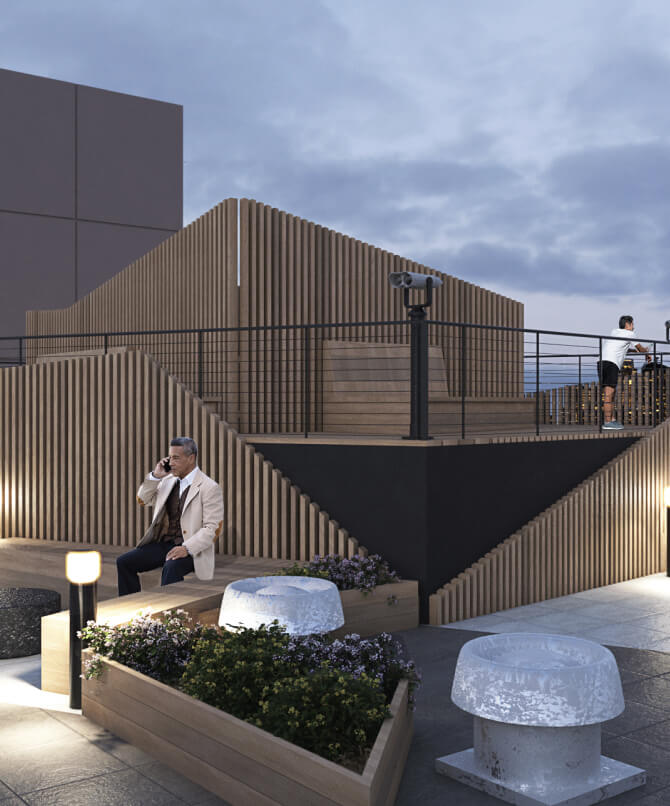 Fitness center gym at luxury Queens apartment